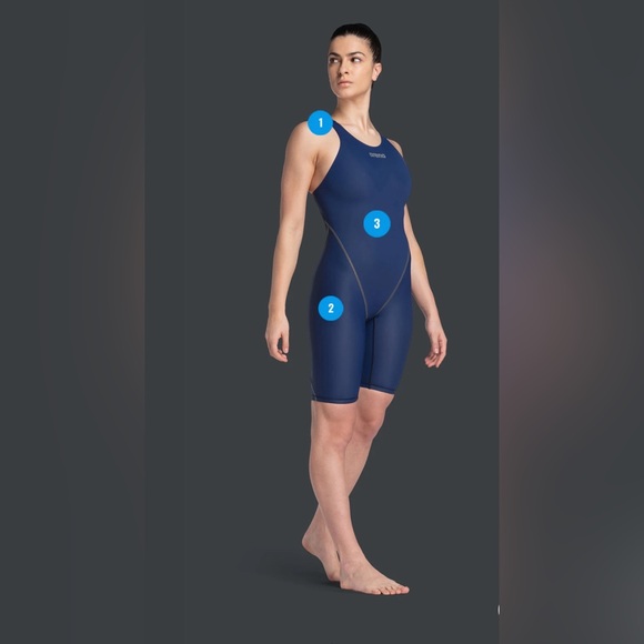 NWT ARENA POWERSKIN ST NEXT OB swimsuit Race Swimwear One Piece Sz 32 - Picture 1 of 16